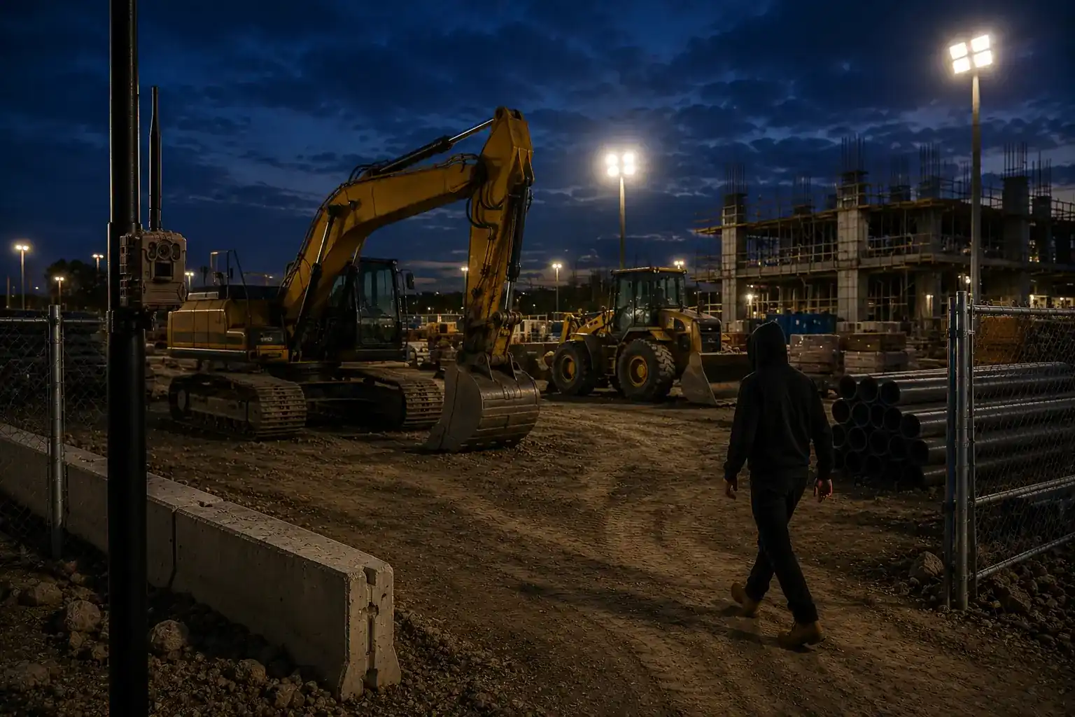 Construction Site Security: Protecting Temporary Sites Without Infrastructure