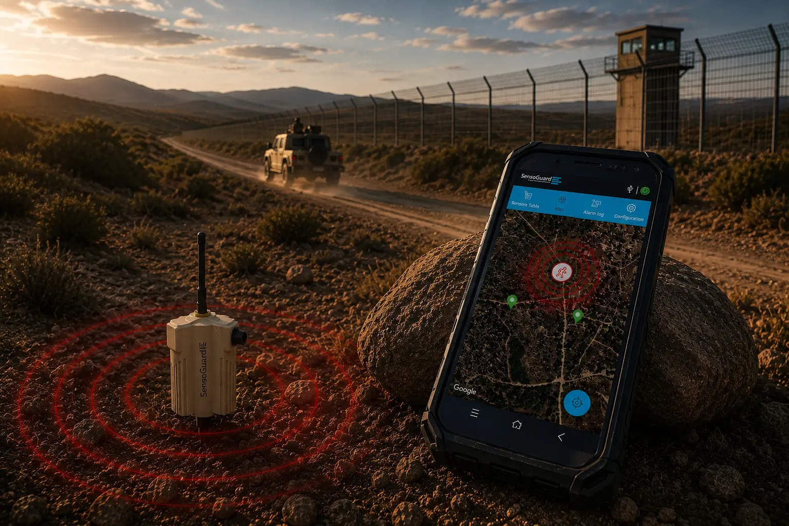 MOSS tactical seismic sensor kit for military deployment