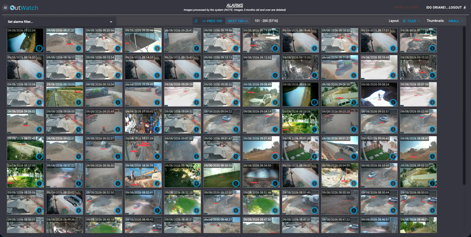 OutWatch cloud dashboard on a laptop and phone