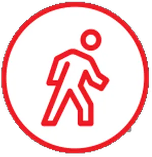 Footsteps detection icon
