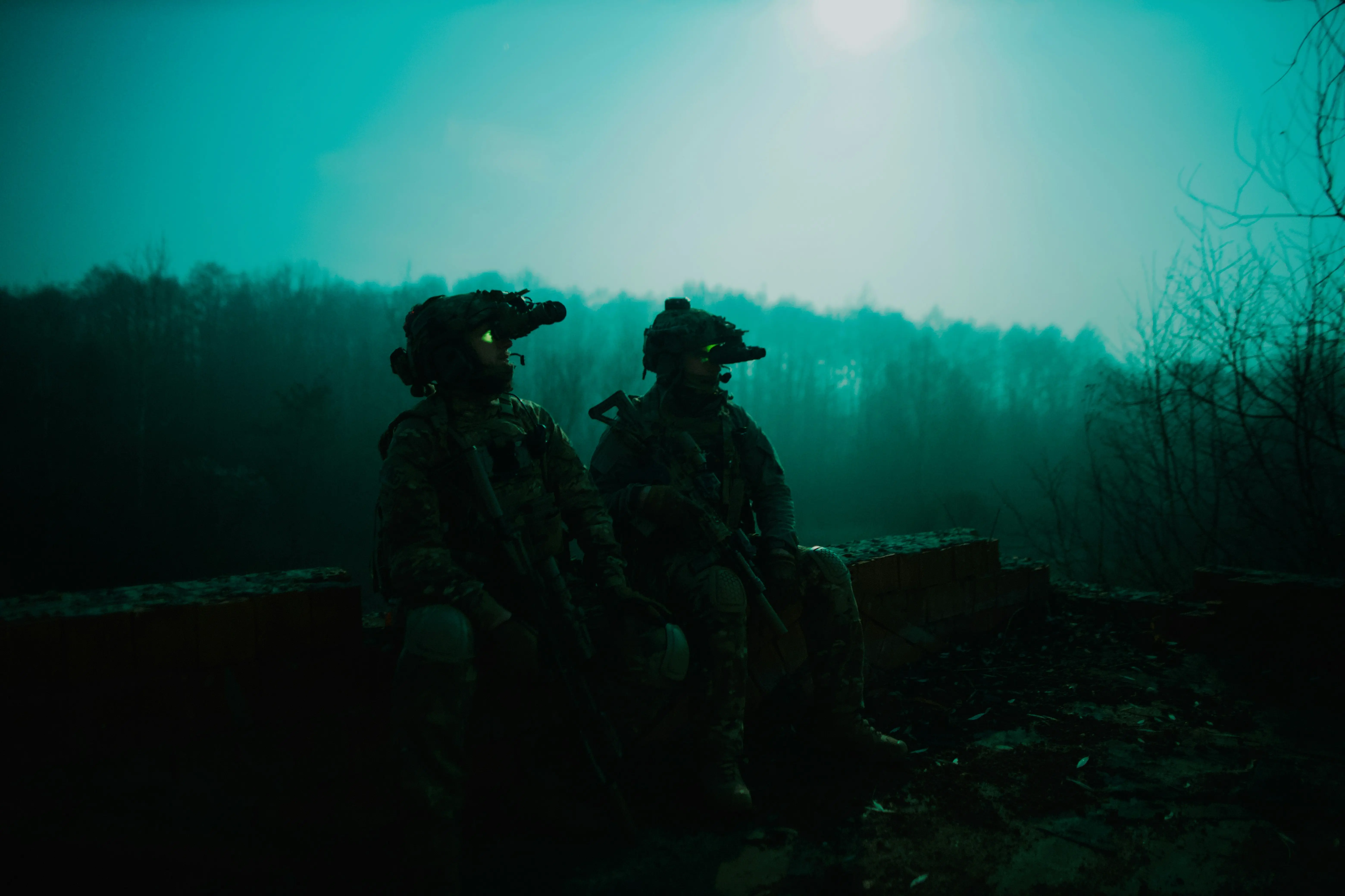 MOSS tactical sensors deployed in a military operation