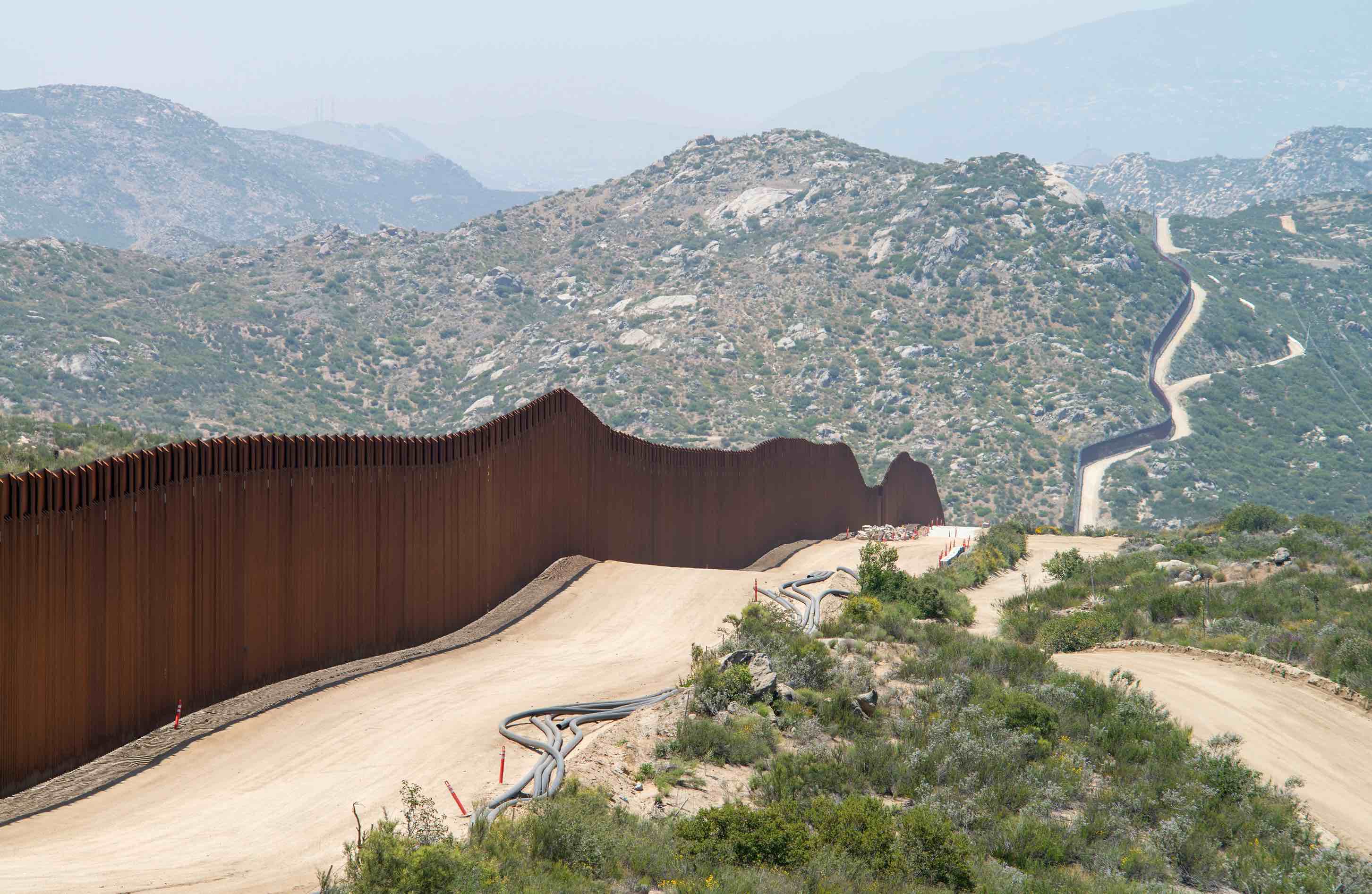 Seismic Shield Pro deployed along a national border