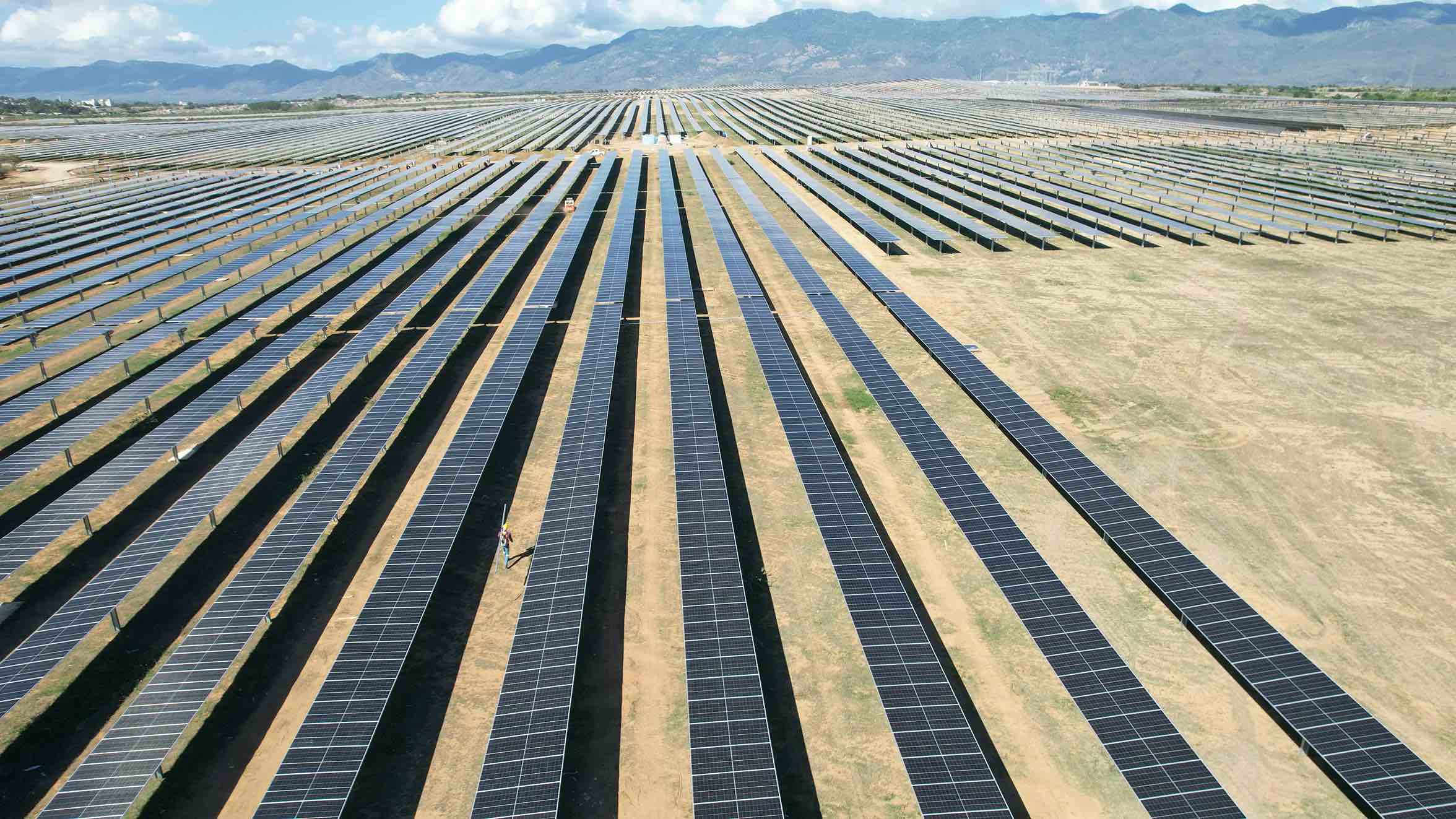 Seismic Shield Pro securing a solar farm perimeter